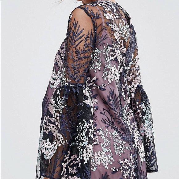 ASOS Floral Embroidered Maternity Dress - Picture 9 of 14